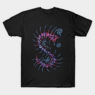 Bright Galaxy Centipede T-Shirt